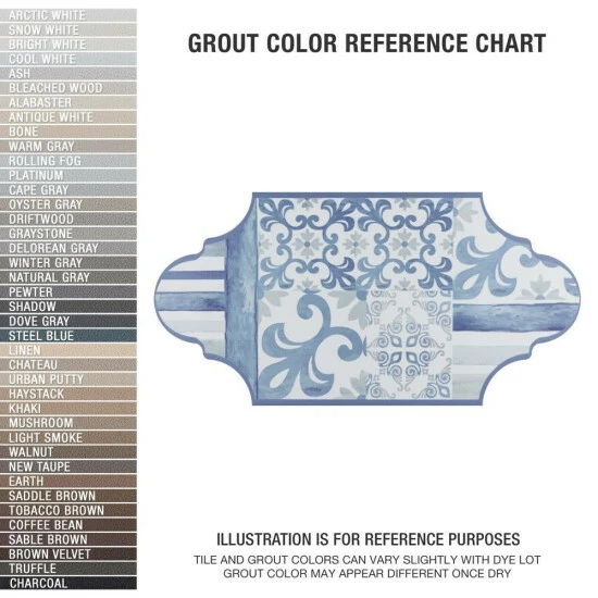 Brand new π Merola Tile Royal Garden Provenzal Blue 6-1/4" X 12-3/4" Porcelain Floor And Wall Tile - Case (20 Tiles) - Case (20 Tiles) β¨ - Image 6