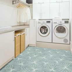 New π Merola Tile Horizon Dusk Hex Aquamarina 7-3/4" X 9" Ceramic Floor And Wall Tile π