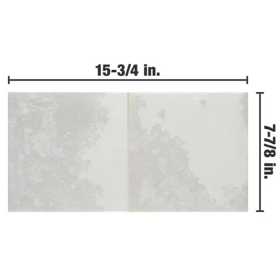 Deals π Merola Tile Kings Tradition Square Silver 7-7/8" X 15-3/4" Porcelain Wall Tile β€οΈ - Image 5