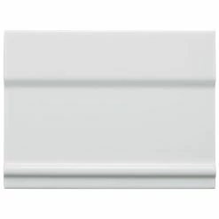 Best Pirce 🛒 Merola Tile Santorini Blanco 5.86" X 7.86" Zocalo Structural Base Ceramic Wall Trim Tile - (1 Tile) 🌟