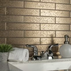 Best Pirce 🧨 Merola Tile Muretto Oro Glossy 2" X 10" Porcelain Wall Tile 👏