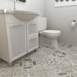 Top 10 🤩 Merola Tile Llanes Perla Valencia Encaustic 13.13" X 13.13" Ceramic Floor And Wall Tile 👍