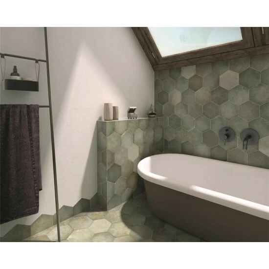 Cheap β Merola Tile Heritage Hex Jungle 7" X 8" Porcelain Floor And Wall Tile π₯