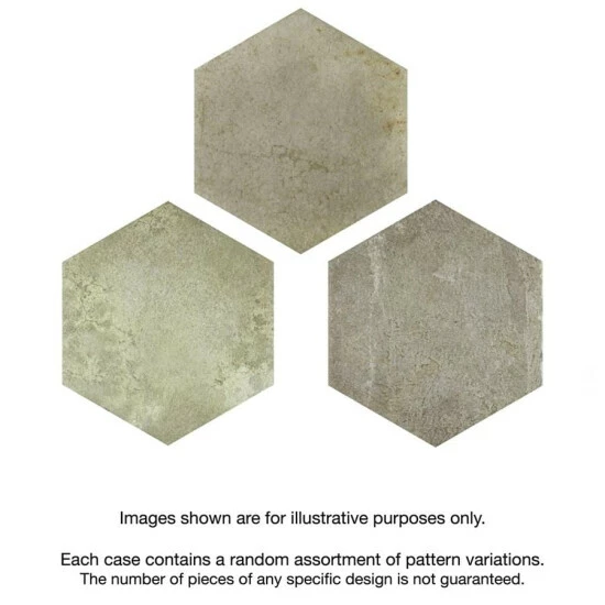 Cheap β Merola Tile Heritage Hex Jungle 7" X 8" Porcelain Floor And Wall Tile π₯ - Image 4