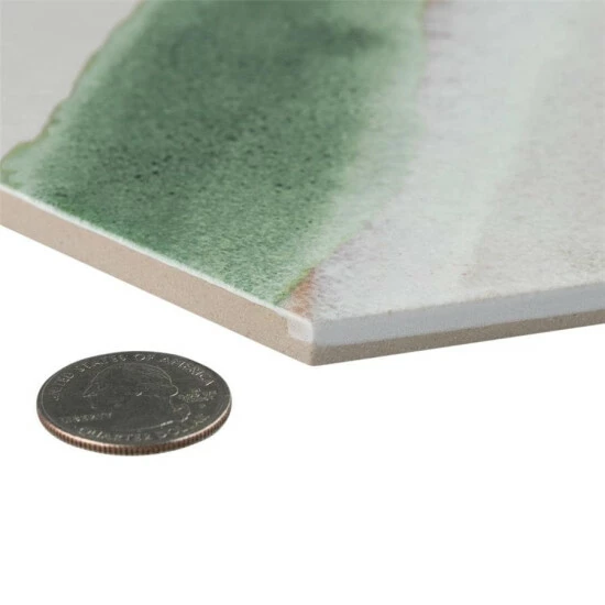 Best deal π Merola Tile Matter Hex Canvas Bone Green 7-7/8" X 9" Porcelain Floor And Wall Tile - Case (10 Tiles) - Case (10 Tiles) π― - Image 7