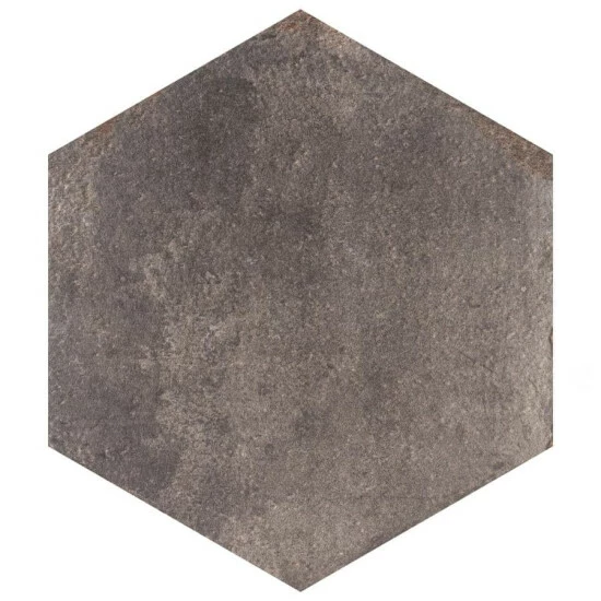 Outlet βοΈ Merola Tile D'Anticatto Hex Notte 11" X 12.63" Porcelain Floor And Wall Tile βοΈ - Image 2