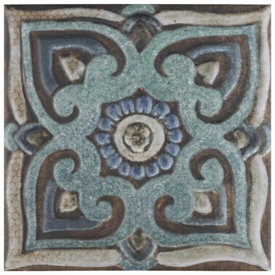 Cheap 𧨠Merola Tile Mandala Decor Mix 7.86" X 7.86" Ceramic Wall Tile π - Image 2