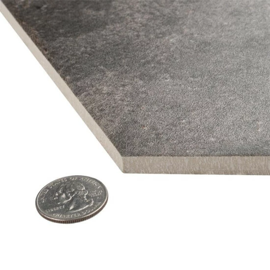 Outlet βοΈ Merola Tile D'Anticatto Hex Notte 11" X 12.63" Porcelain Floor And Wall Tile βοΈ - Image 6