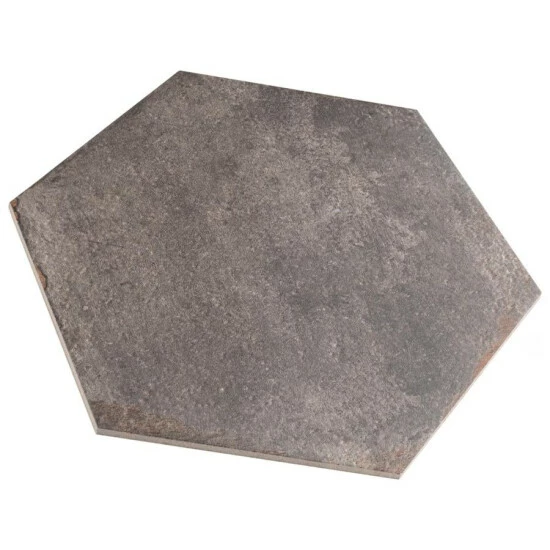 Outlet βοΈ Merola Tile D'Anticatto Hex Notte 11" X 12.63" Porcelain Floor And Wall Tile βοΈ - Image 7