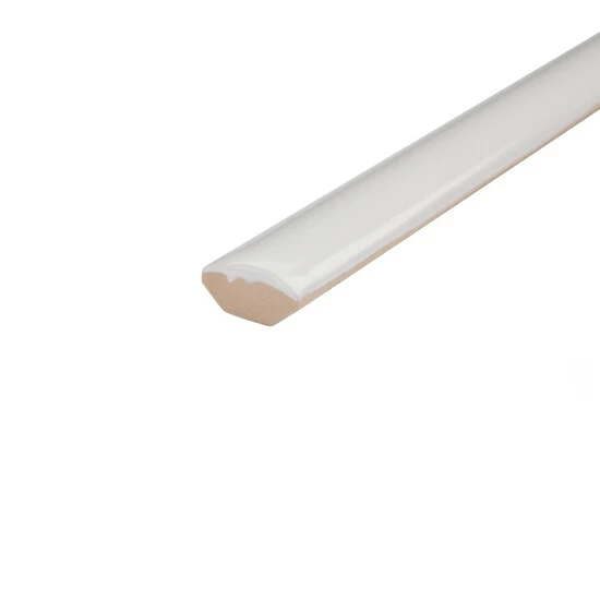 Best Sale β Merola Tile Chester Bianco .5" X 12" Demi-Bullnose Ceramic Wall Trim Tile - (1 Tile) π - Image 3