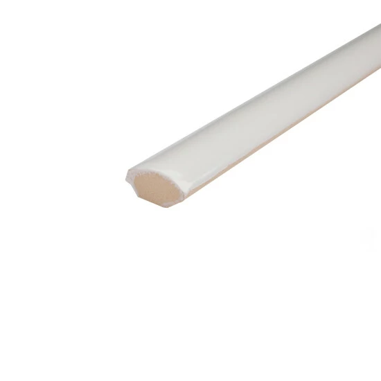 Best Sale β Merola Tile Chester Bianco .5" X 12" Demi-Bullnose Ceramic Wall Trim Tile - (1 Tile) π - Image 4