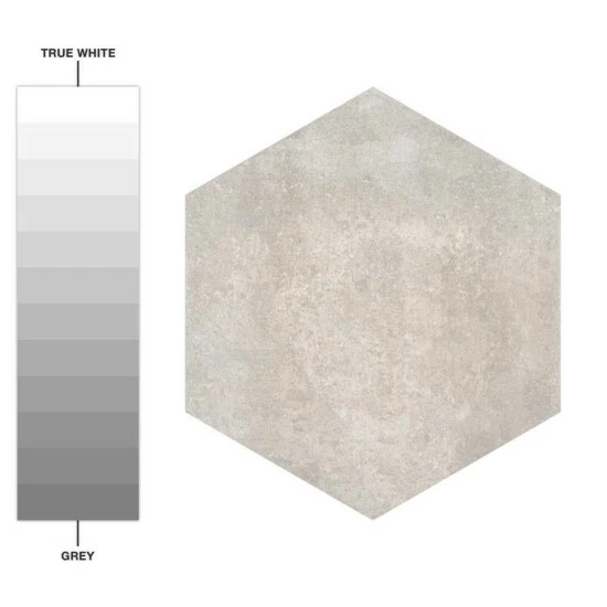 Deals β€οΈ Merola Tile Boston Ferro Hex Bianco 14.13" X 16.25" Porcelain Floor And Wall Tile 𧨠- Image 3