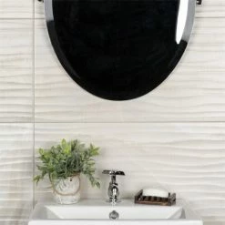 Flash Sale 🎉 Merola Tile Deco Dubai Pearl 12.5" X 24.5" Porcelain Wall Tile 👏