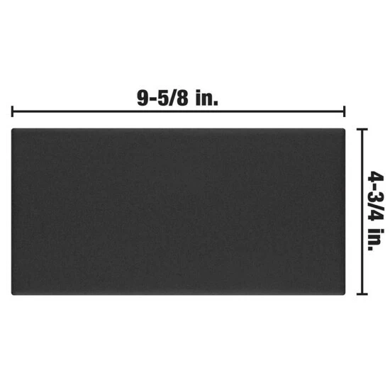 Hot Sale π Merola Tile Piscina Brick Nero Matte 4-3/4" X 9-5/8" Porcelain Floor And Wall Tile - Case (34 Tiles) π― - Image 6