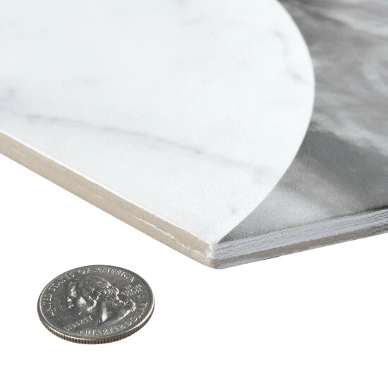 Best Pirce π Merola Tile Classico Bardiglio Hex Moon Carrara 7" X 8" Porcelain Floor And Wall Tile β€οΈ - Image 5