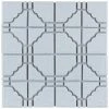 Discount ✨ Merola Tile Moonbeam Matte White 11.75" X 11.75" Porcelain Mosaic Tile 🌟