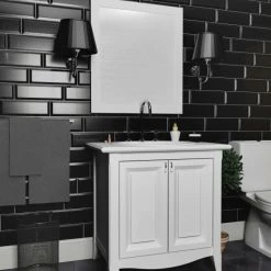 Brand new π Merola Tile Santorini Loft Nero 4" X 11.86" Ceramic Subway Wall Tile π