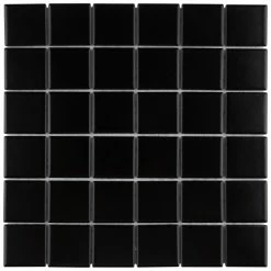 New π― Merola Tile Metro Quad Matte Black 11-3/4" X 11-3/4" Porcelain Mosaic Tile - Case (10 Tiles) π₯°