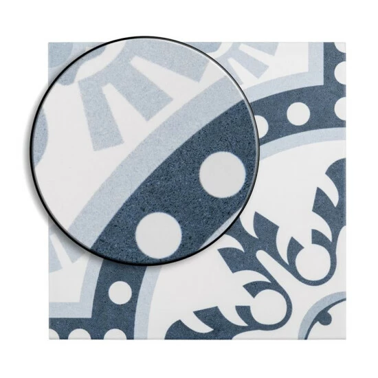 Hot Sale π― Merola Tile Duart Artic Encaustic 9.75" X 9.75" Porcelain Floor And Wall Tile π₯° - Image 3