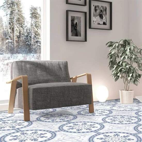 Hot Sale π― Merola Tile Duart Artic Encaustic 9.75" X 9.75" Porcelain Floor And Wall Tile π₯° - Image 5