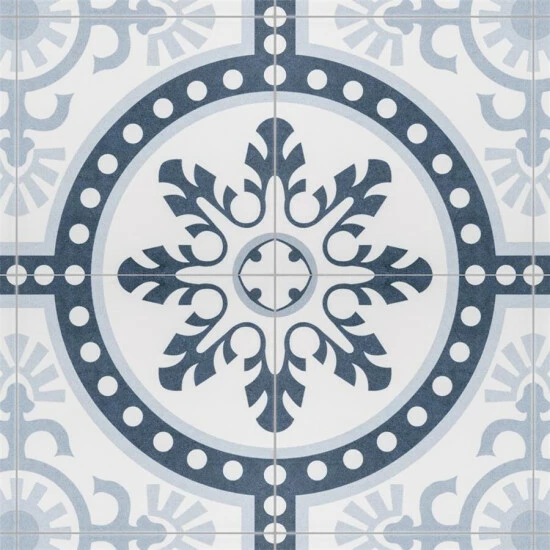 Hot Sale π― Merola Tile Duart Artic Encaustic 9.75" X 9.75" Porcelain Floor And Wall Tile π₯° - Image 6