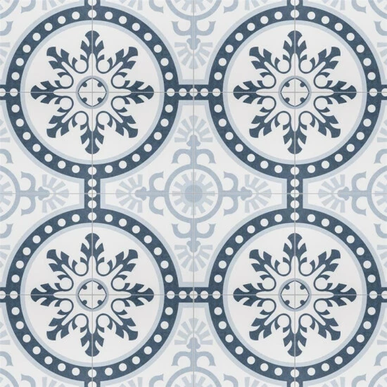 Hot Sale π― Merola Tile Duart Artic Encaustic 9.75" X 9.75" Porcelain Floor And Wall Tile π₯° - Image 7
