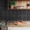 Coupon ✔️ Merola Tile Triplex Valverde Black 7.75" X 7.75" Ceramic Wall Tile 🥰