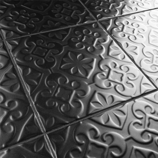 Coupon βοΈ Merola Tile Triplex Valverde Black 7.75" X 7.75" Ceramic Wall Tile π₯° 7 Coupon βοΈ Merola Tile Triplex Valverde Black 7.75" X 7.75" Ceramic Wall Tile π₯° - Image 7