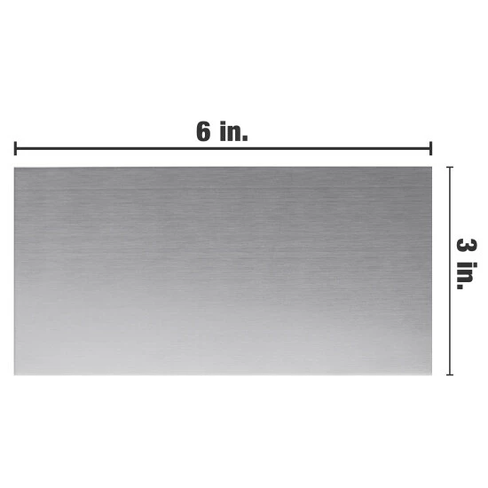 Best Pirce π Merola Tile Alloy 3" X 6" Stainless Steel Metal Over Porcelain Subway Wall Tile β - Image 5