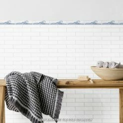 Best deal ✨ Merola Tile Captain Kanagawa Wave Glacier Blue 2" X 7-7/8" Ceramic Wall Tile - Case (32 Tiles) ⭐