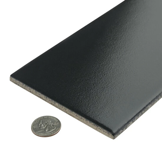 Cheapest β Merola Tile Piscina Brick Nero Brillo 4-3/4" X 9-5/8" Porcelain Floor And Wall Tile - Case (34 Tiles) π - Image 6