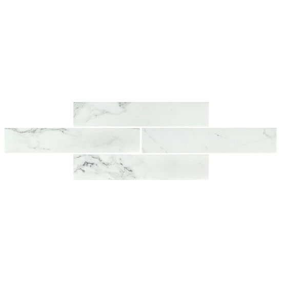 Buy β Merola Tile Tinos White 3.13" X 17.38" Porcelain Floor And Wall Tile - Case (30 Tiles) π - Image 4