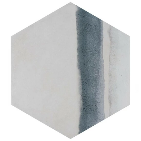 Top 10 β Merola Tile Matter Hex Canvas Bone Blue 7-7/8" X 9" Porcelain Floor And Wall Tile - Case (10 Tiles) - Case (10 Tiles) π₯ - Image 2