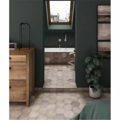 Deals ๐ Merola Tile Heritage Hex Rose 7" X 8" Porcelain Floor And Wall Tile - Case (25 Tiles) ๐ฏ