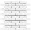 Best reviews of 🛒 Merola Tile Metro Brick Subway Glossy White 10-1/4" X 11-1/2" Porcelain Mosaic Tile - Case (10 Tiles) ✔️