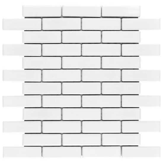 Best reviews of π Merola Tile Metro Brick Subway Glossy White 10-1/4" X 11-1/2" Porcelain Mosaic Tile - Case (10 Tiles) βοΈ