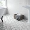 New ⌛ Merola Tile Classico Carrara Hexagon Flow 7" X 8" Porcelain Floor And Wall Tile ⭐