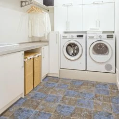 New π Merola Tile Antigua Deco Terra 12-7/8" X 12-7/8" Porcelain Floor And Wall Tile π