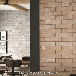 Cheap 🔔 Merola Tile London Grey Glossy 3" X 12" Ceramic Wall Tile 👏