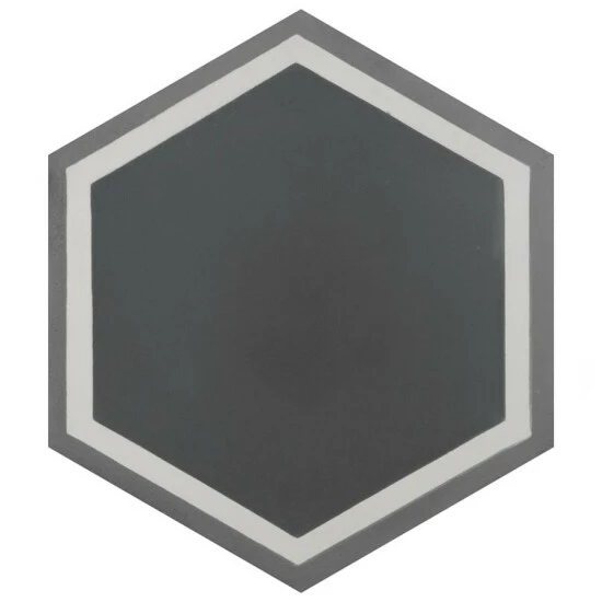 Coupon π₯ Merola Tile Cemento Hex Holland Passage Encaustic 7.86" X 9" Cement Handmade Floor And Wall Tile - 1 Tile βοΈ