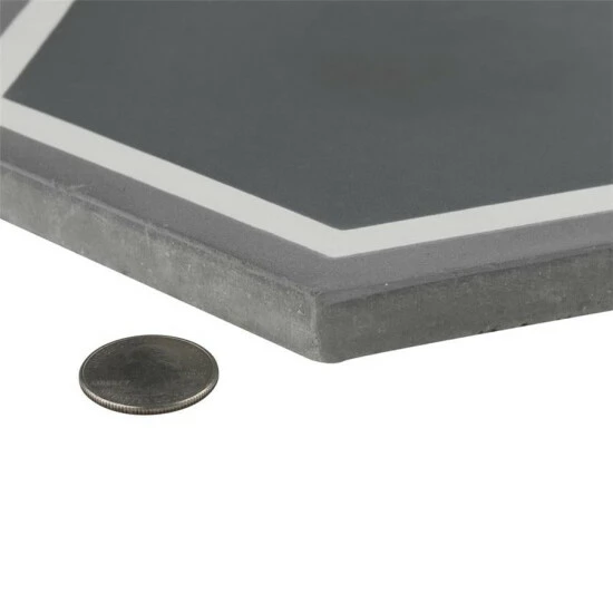 Coupon π₯ Merola Tile Cemento Hex Holland Passage Encaustic 7.86" X 9" Cement Handmade Floor And Wall Tile - 1 Tile βοΈ - Image 4