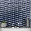 Best reviews of 😀 Merola Tile Hudson Penny Round Blue Eye 12" X 12.63" Porcelain Mosaic Tile 😍