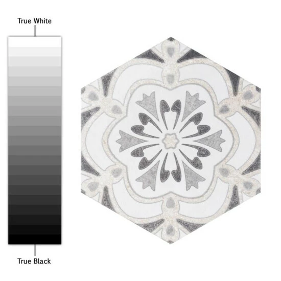 Cheapest βοΈ Merola Tile Mazzo Hex Deco Ruffle 8.5" X 9.75" Porcelain Floor And Wall Tile π - Image 4