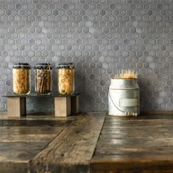 Best deal βοΈ Merola Tile Hudson 1" Hex 13.25" X 11.86" Grey Eye Porcelain Mosaic Tile βοΈ