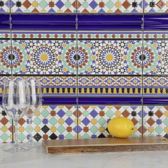 Flash Sale π Merola Tile Sevillano Andalusia Cenefa 7.86" X 7.86" Ceramic Wall Border Tile - (1 Tile) β¨ 6 Flash Sale π Merola Tile Sevillano Andalusia Cenefa 7.86" X 7.86" Ceramic Wall Border Tile - (1 Tile) β¨ - Image 6