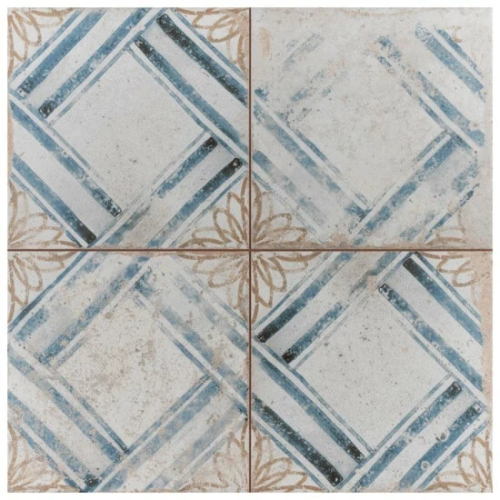 Discount π€© Merola Tile Kings Root Lattice 17.75x17.75-inch Ceramic Floor And Wall Tile - CASE π - Image 2