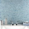 Cheap 😉 Merola Tile Hudson Penny Round Marine 12" X 12.63" Porcelain Mosaic Tile 🌟