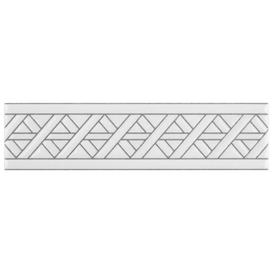 Budget π₯ Merola Tile Sevillano Listello Camino White 2" X 7.86" Ceramic Wall Trim Tile - (1 Tile) β¨ - Image 2