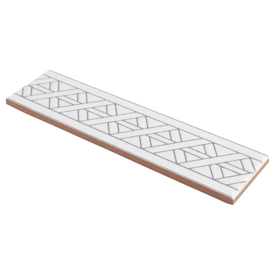 Budget π₯ Merola Tile Sevillano Listello Camino White 2" X 7.86" Ceramic Wall Trim Tile - (1 Tile) β¨ - Image 7