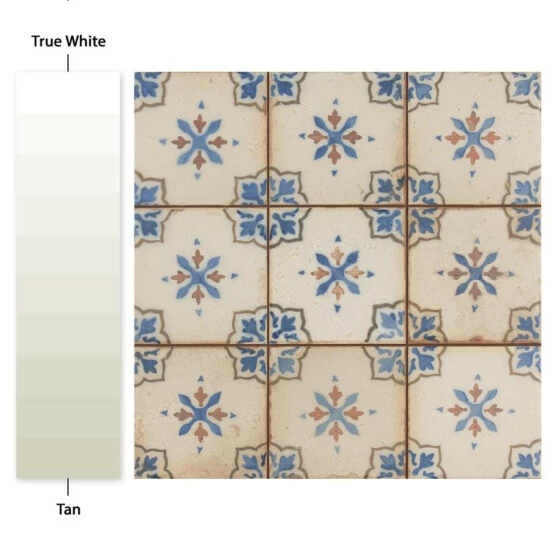 Deals π₯° Merola Tile Mirambel Azul Encaustic 13" X 13" Ceramic Floor And Wall Tile βοΈ - Image 4
